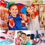 DazSpirit Tampons encreurs artisanaux, 20 Couleurs Tampons encreurs d'empreintes digitales Partenaire Bricolage Lavable pour Kid