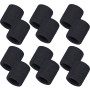 Jieddey Serre-Poignets Bracelets,6 Paires Absorbants Poignet Bandeau Coton Sport Sweatband Eponge Poignet pour Uomini Donne Badm