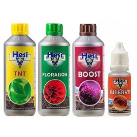 Basic pack engrais HESI terre 3 x 1 litre + Super Vit