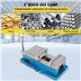 VEVOR Étau de Perçage de Fraisage, Ouverture 125 mm Précision Étau de Serrage 24 KN d'établi Hauteur 110 mm Serre-Joint Établi A