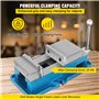 VEVOR Étau de Perçage de Fraisage, Ouverture 125 mm Précision Étau de Serrage 24 KN d'établi Hauteur 110 mm Serre-Joint Établi A