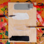 Creative Deco Additif Gesso Acrylique Noir | 1L | Sous-Couche | Apprêt et Préparation Liquide de la Peinture Acrylique | Couvert