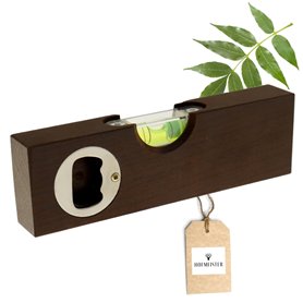 Balance à bulle en bois 15 cm - 1 pièce - Avec décapsuleur - Mesure précise avec petite balance de maçon - Appareil de mesure pr Balance à bulle en bois 15 cm - 1 pièce - Avec décapsuleur - Mesure précise avec petite balance de maçon - Appareil de mesure pr