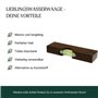 Balance à bulle en bois 15 cm - 1 pièce - Avec décapsuleur - Mesure précise avec petite balance de maçon - Appareil de mesure pr