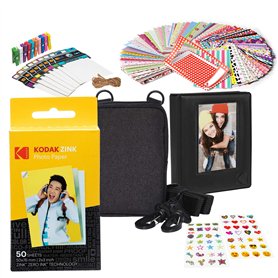 Kodak 2x3 Premium Zink Papier Photo Kit de démarrage avec étui Souple Kodak 2x3 Premium Zink Papier Photo Kit de démarrage avec étui Souple