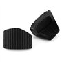 2pcs Couvercle en Caoutchouc de Pédale d'Embrayage Couvre-Pédale d'Embrayage de Frein Repose-Pieds