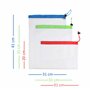 Kare & Kind Sacs de Produits réutilisables 15 pcs - Sacs en Filet lavables Multi-Tailles - Stockage écologique sans déchets pour