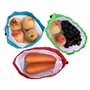 Kare & Kind Sacs de Produits réutilisables 15 pcs - Sacs en Filet lavables Multi-Tailles - Stockage écologique sans déchets pour