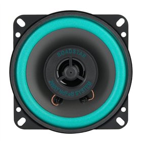 EBTOOLS Haut-Parleur Voiture LED 6cm 4 Pouces 100W Super Puissance - Tweeter Klaxon Pour Porte Véhicule - Audio Musique Noir + V