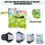 Lot de 11 Serviettes Hygiéniques Lavables Réutilisables (S+M+L) - Jour/Nuit pour Tous Flux (Léger à Intense) - Absorption Maxima