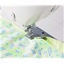La Canilla ® - Lot de 2 Pied de Biche pour Machine à Coudre Singer, Brother, Juki, Elna | Pied de Biche pour Biais et Ourlet | S