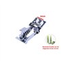 La Canilla ® - Lot de 2 Pied de Biche pour Machine à Coudre Singer, Brother, Juki, Elna | Pied de Biche pour Biais et Ourlet | S