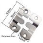 MZMing 10 Paires [20 pack] Support de Montage Dissimulé Embarqué Interverrouillage Pendaison Boucle Quincaillerie Murale en Acie