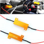 Taikuwu 2 Résistances de Charge 50W 6Ω avec Clips Rapides - Décodeur Phares LED/Clignotants/Fog Lights, Solution Hyperflash & Er