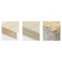 Vis à bois de charpente à tête plate à empreinte TX pour constructions en bois (50pièces 6x120mm TX30)