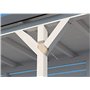 Vis à bois de charpente à tête plate à empreinte TX pour constructions en bois (50pièces 6x120mm TX30)