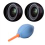 2PCS Clavier Nettoyage Souffleur de Poussière Nettoyage Super Puissance Retirer Poussière Ventilateur en Caoutchouc Aspirateur B
