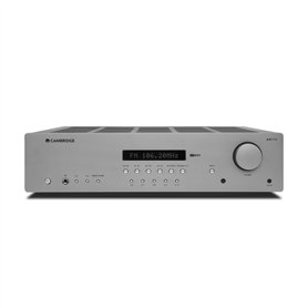 Cambridge Audio AXR100 - Récepteur stéréo Hi-FI séparé de 100 Watts avec scène Phono intégrée Radio FM/AM et Bluetooth 5.0 - Gri