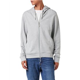 Armani Exchange A|x Zip Up and Hooded Small Logo Sweatshirt Sweat-Shirt À Capuche