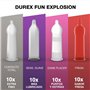 Préservatifs mixtes Fun Explosion Saveur Fraise