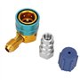 adaptateur de couplage rapide de coupleur rapide de voiture R1234YF à R134A pour climatiseur de voiture Rapid