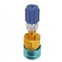 Adaptateur R1234yf,adaptateur de couplage rapide de coupleur rapide de voiture R1234YF à R134A pour climatiseur de voiture Rapid