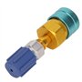 Adaptateur R1234yf,adaptateur de couplage rapide de coupleur rapide de voiture R1234YF à R134A pour climatiseur de voiture Rapid