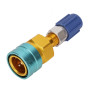 Adaptateur R1234yf,adaptateur de couplage rapide de coupleur rapide de voiture R1234YF à R134A pour climatiseur de voiture Rapid