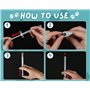 SCSpecial Lance Pilule Chat Chien 2 Pièces en Plastique Pet Pill Poppers Handy Durable Pet Pill Distributeur Tablettes médicales