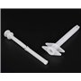 SCSpecial Lance Pilule Chat Chien 2 Pièces en Plastique Pet Pill Poppers Handy Durable Pet Pill Distributeur Tablettes médicales