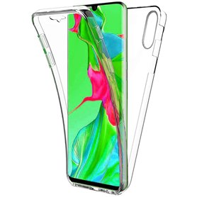 COPHONE® Coque Compatible Huawei P30 Transparente 360 Protection intégrale Avant Souple + arrière Rigide. Housse Tactile 360 deg