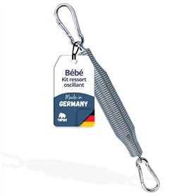Kit de ressorts oscillants pour berceau à ressort, hamac pour bébé et bébé, fabriqué en Allemagne, spécialement conçu pour le be Kit de ressorts oscillants pour berceau à ressort