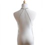 Amorar Dames Chaîne du Corps Or Bijoux De Corps Collier Soutien-Gorge Bikini Parti Chaîne Multicouche Long Poitrine Chaîne Plage