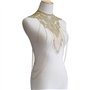 Amorar Corps Chaîne Bijoux Or Dentelle Multicouche Gland Collier Bikini Plage Corps Ventre Bijoux pour Femmes, Soutien-Gorge Cha