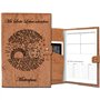 Simaru Étui de protection en liège imperméable pour passeport de maternité allemand Motif arbre de vie