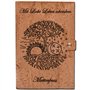 Simaru Étui de protection en liège imperméable pour passeport de maternité allemand Motif arbre de vie