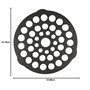 BBQ-Toro Insert de four néerlandais | Broyeur tripode | Ø 20 cm - rond | Grille d'empilage en fonte | Trépied pour dutch oven