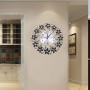 Horloges murales en métal silencieuses Modernes d'horloge Non-strident silencieuses pour Le décor de Bureau à la Maison
