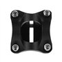 Jadeshay Potence VTT Courte 25,40mm, Potence de Vélo Potence de Guidon de Vélo en Alliage d'Aluminium pour vélos de Route