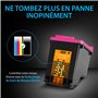 Smart Ink Remanufacturées Cartouches d'encre Remplacement pour HP 302 302XL 2 Pack Combo (Noir Tri-Colore) pour Deskjet 1110 111