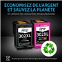 Smart Ink Remanufacturées Cartouches d'encre Remplacement pour HP 302 302XL 2 Pack Combo (Noir Tri-Colore) pour Deskjet 1110 111