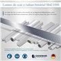 Lot de 3 lames de scie à ruban bimétal Premium M42 HSS 1325 x 13 x 0,65 mm – Denture variable 8/12 dents/pouce (TPI) – Coupe mét