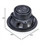 Pioneer TS-ME100WC | Subwoofer de qualité marine de 25 cm / 10 pouces (900 W) | blanc