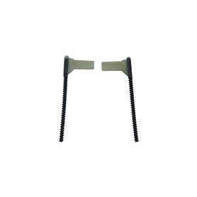 Bross Auto Parts BSR571FBA Pièces de réparation en plastique pour embout de câble de rideau de pare-soleil de toit ouvrant compa
