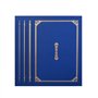 TOYANDONA Lot de 4 porte-certificats pour diplômes A4 Bleu marine 30