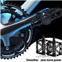 PROZADA Pédales Vélo Route, Pédale de Bicyclette 9/16 Pouces avec Antidérapant Scellé Durable, pour Vélo De Randonnée VTT Vélo D