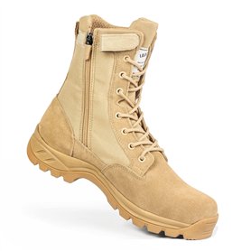 IODSON Bottes de Militaires travail tactiques Hommes légères rangers de Randonnée moto combat montante bottines cuir Avec fermet