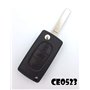 CLE PLIP 3 Boutons Camion Compatible avec Ducato Doblo Scudo Fiorino Partner Expert Bipper Boxer CE0523 Lame sans rainure Utilit