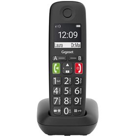 Gigaset E290 Duo Terminal téléphonique analogique avec Identification de l'appelant Noir E290 Duo