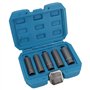 Dissolvant de douille d'extracteur d'ecrou de boulon profond de 5pc 3/8 "